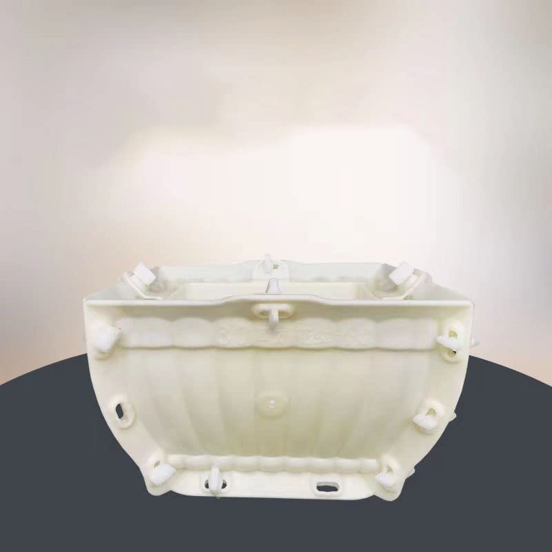 Reazone Molds New Cement Flower Pot Mold Wave Pattern Square Small Bonsai Model Homemade European-Style Creative Plastic Mold