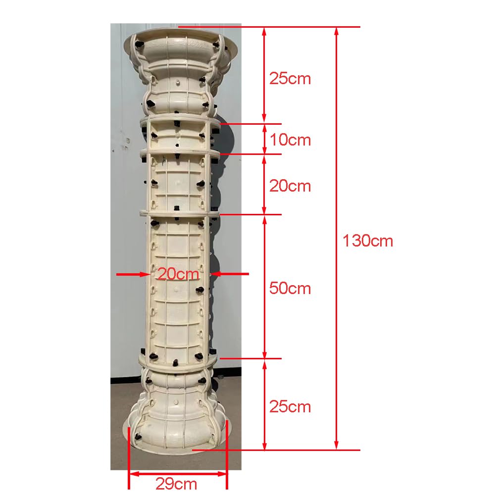 Round Smooth Roman Column Mold, Cylindrical Door, European Villa, Small Roman Column Model Building Template