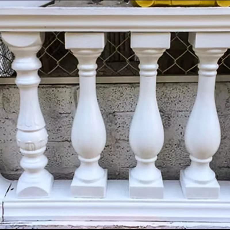 60cm Balcony Concrete Mould Construction vase Column Bulaster Railing Cement guardrail Mould Prefabricated Balcony Railing Mold