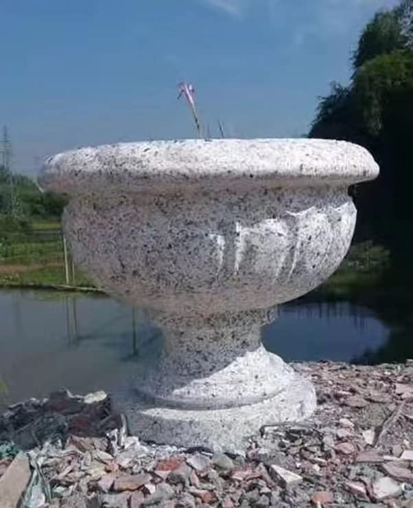 Reazone Molds Cement Pot Mold Bonsai Round Plastic Model European cast-in-Place Concrete