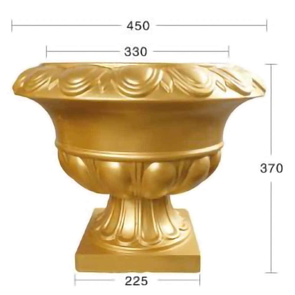 Exterior Garden Concrete Flower Pot Planter Plastic Molds