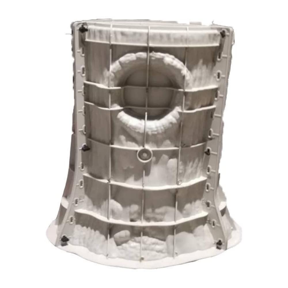 Reazone Molds Cement Imitation Bark Single Barrel of Peel Mold Outflow Cement Peel Category Trash Mould
