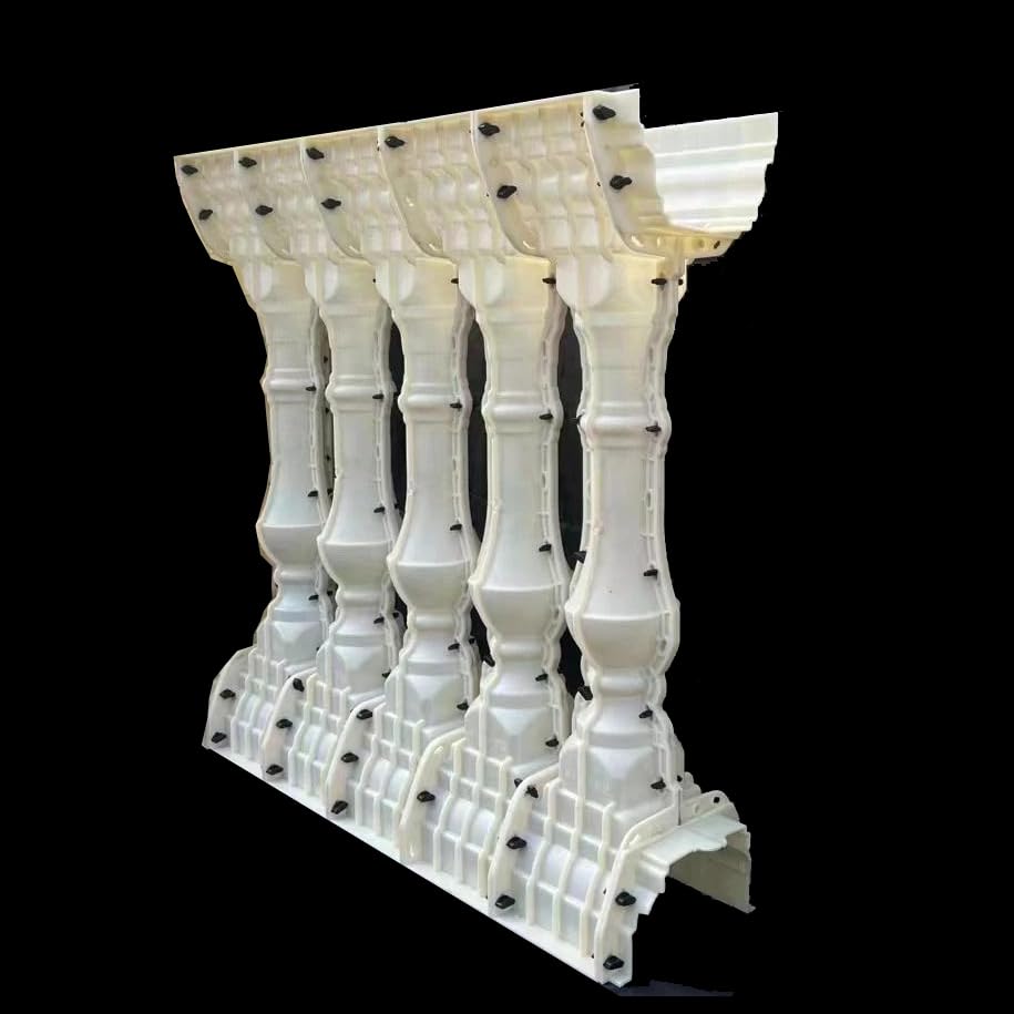 The Carved Railing Carved Roman Pillar Mold European -Style Villa Cement Homemade Balcony Fence Complete Set Model