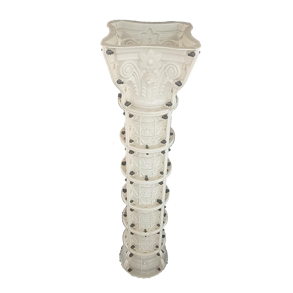 Reazone Molds 20 diameter Roman column rich flower carving pattern decoration European classical villa palace style decoration handmade DIY column ornaments decoration