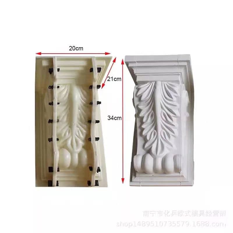 Reazone Molds Beam Support Mold Building Mold Cement cast-in-Place prefabricated European Villa Mold Eaves Plastic