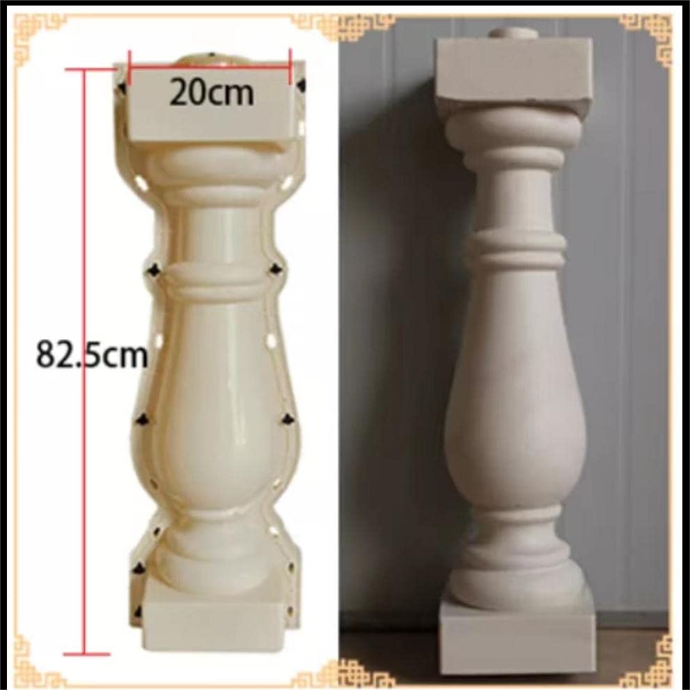 Reazone Molds 82.5cm European prefabricated vase Column Balcony Fence Stairs handrail Roman Pillar Railing Cement Pillar Mold New Countryside…