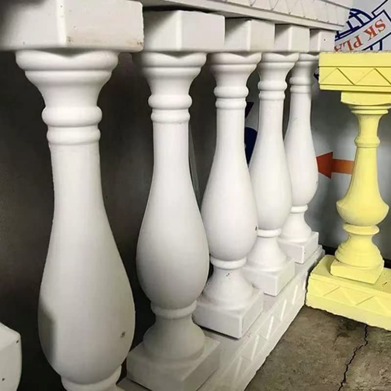 60cm Balcony Concrete Mould Construction vase Column Bulaster Railing Cement guardrail Mould Prefabricated Balcony Railing Mold