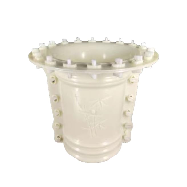 Reazone Molds Cement Flower Pot Mold Homemade Large Extra Large Round Orchid Plastic Steel European Bonsai Plastic Model Bottom Grouting