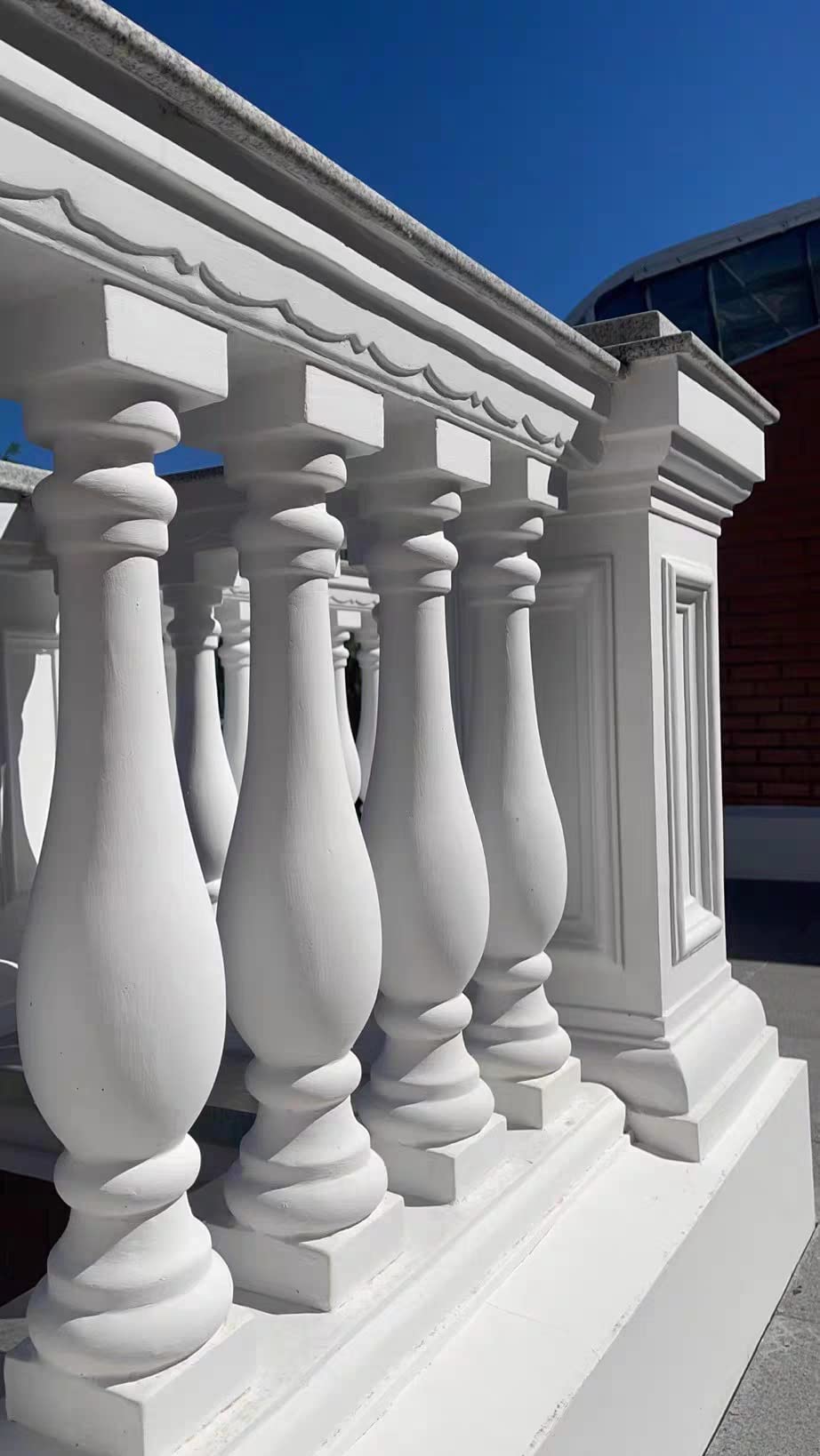 Roman Columns Railing Mold Balcony Fence Flower Bottle Armrest Cement Column Thick Model European Style Villa is Padded