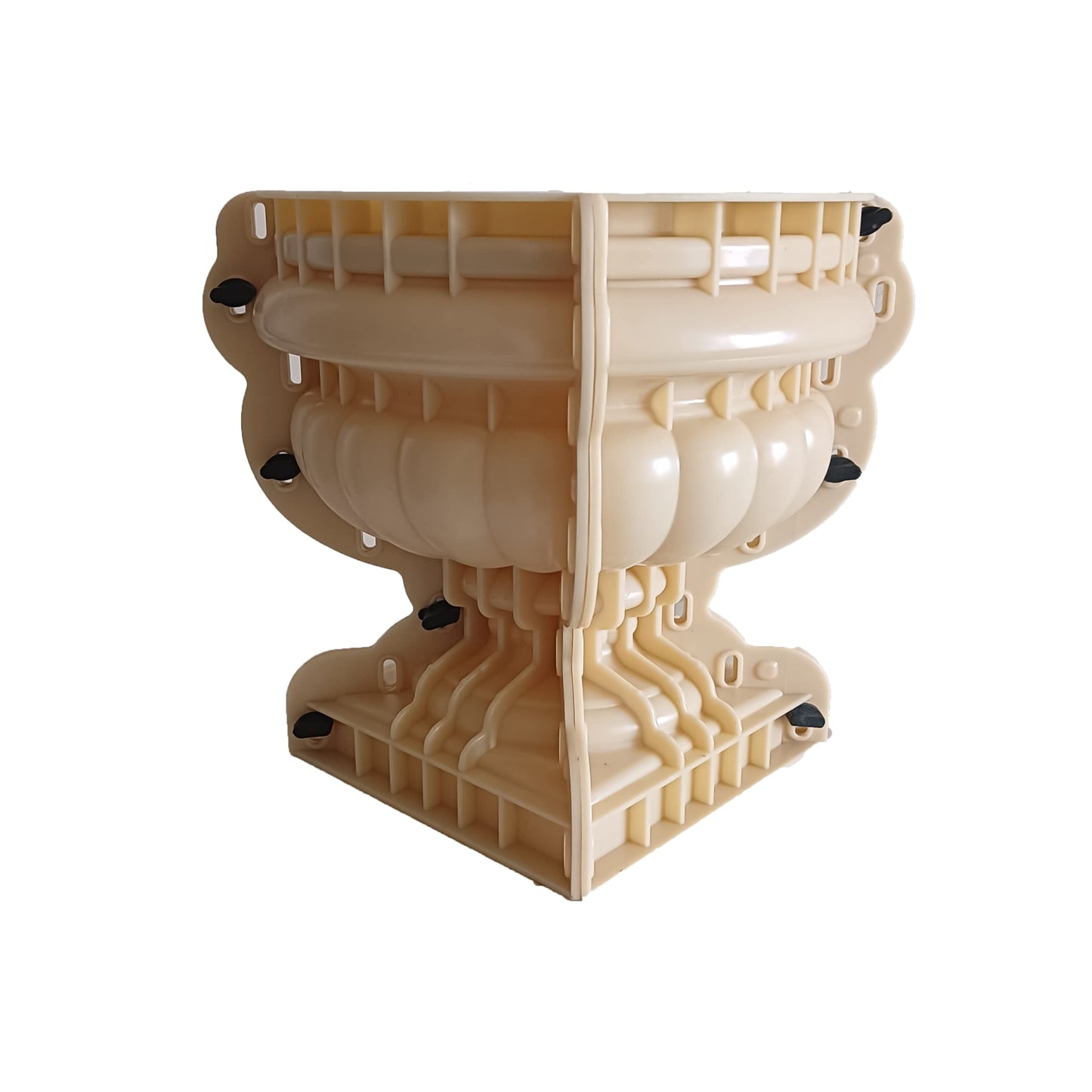 Reazone Molds Flower Pot Mold, European Cement Products Template, Concrete Soil Square Hexagonal self-Made Bonsai Grinding Tool Flower Box