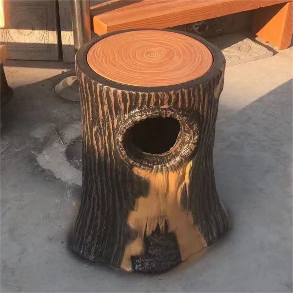 Reazone Molds Cement Imitation Bark Single Barrel of Peel Mold Outflow Cement Peel Category Trash Mould
