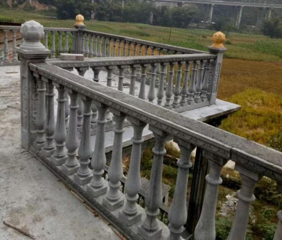Reazone Molds 80cm European prefabricated vase Pillar Art Fence Flower Bottle Pillar Balcony Flower Bottle Pillar Mold