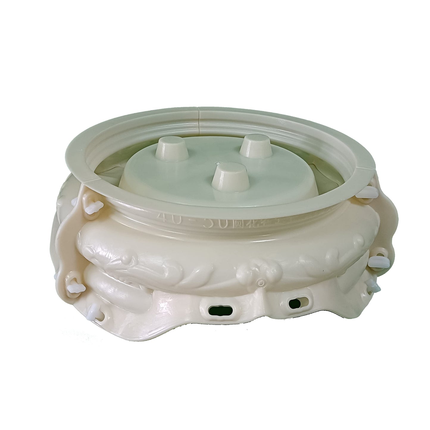 ABS Garden Concrete Round Flower Pot Plastic Molds Pot Base Mould