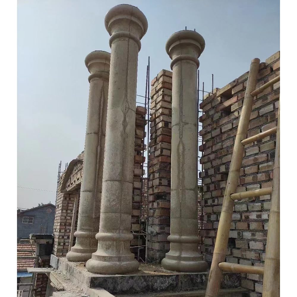 Round Smooth Roman Column Mold, Cylindrical Door, European Villa, Small Roman Column Model Building Template