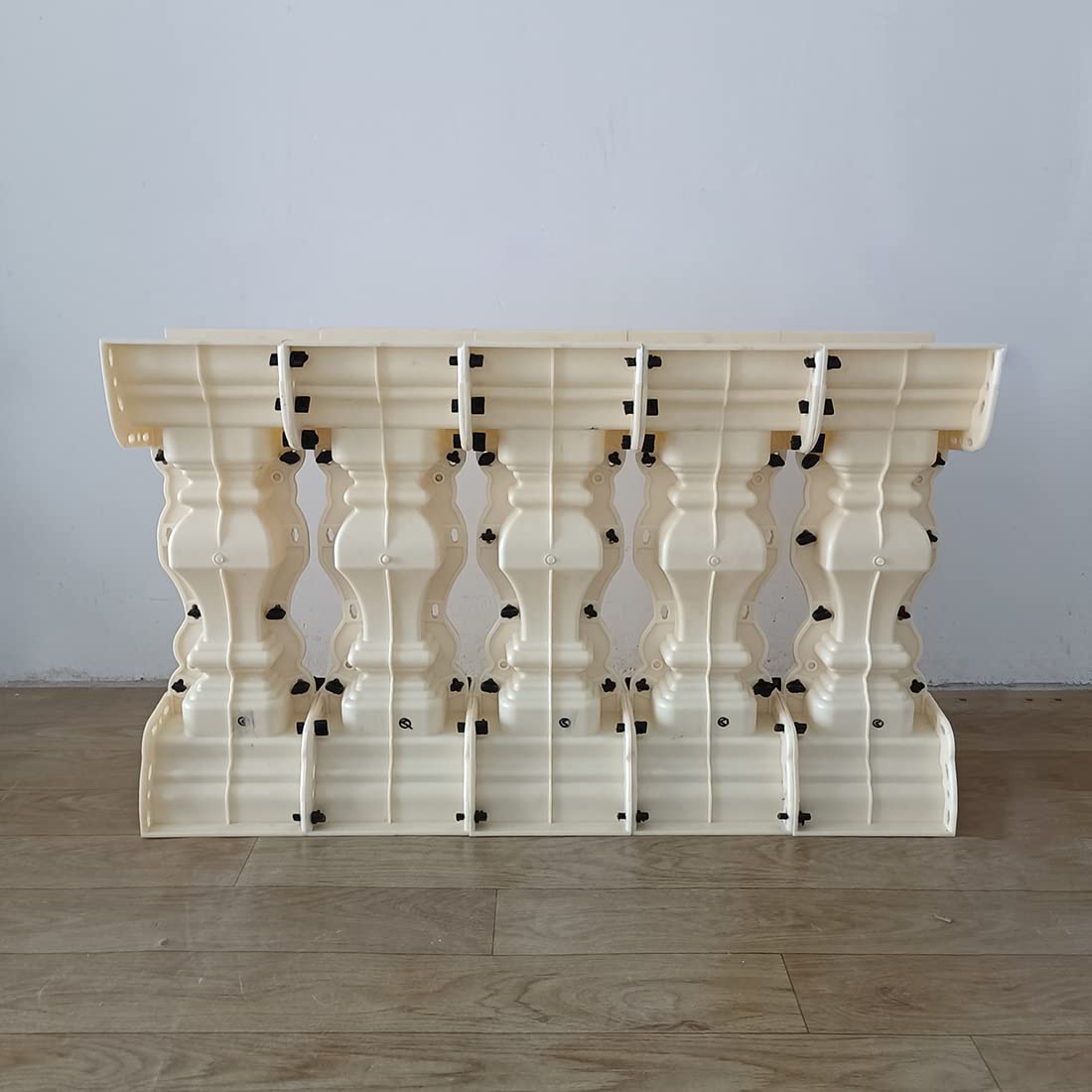 Reazone Molds 5 Per Meter 60cm high Square Gourd ABS Terrace Casting Decorative handrail vase Column Concrete Fence Form Balustrade Mold