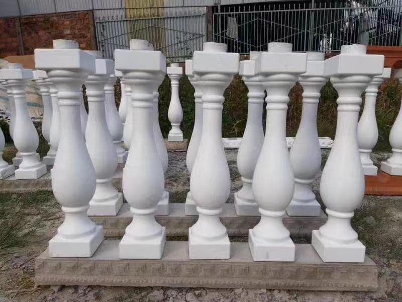 60cm Balcony Concrete Mould Construction vase Column Bulaster Railing Cement guardrail Mould Prefabricated Balcony Railing Mold