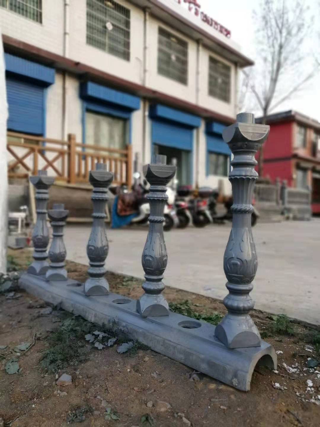Reazone Molds Concrete Baluster Mould Tianyi Gold Art Style