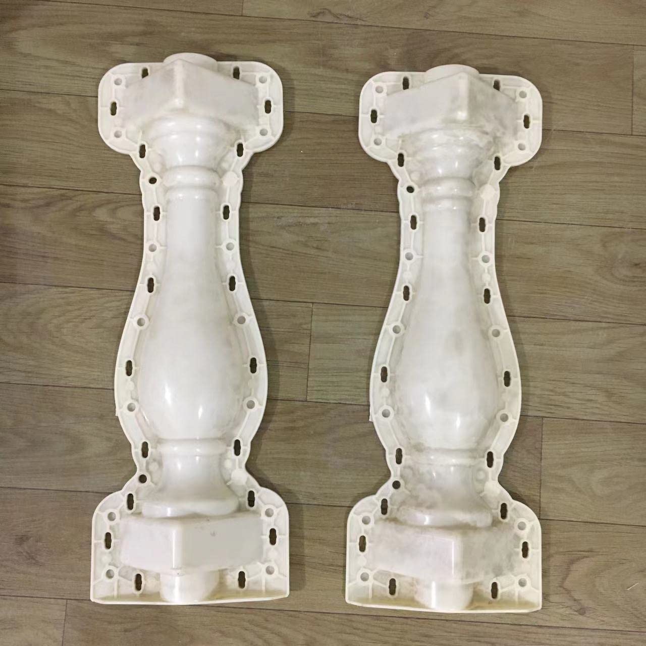 60cm Balcony Concrete Mould Construction vase Column Bulaster Railing Cement guardrail Mould Prefabricated Balcony Railing Mold
