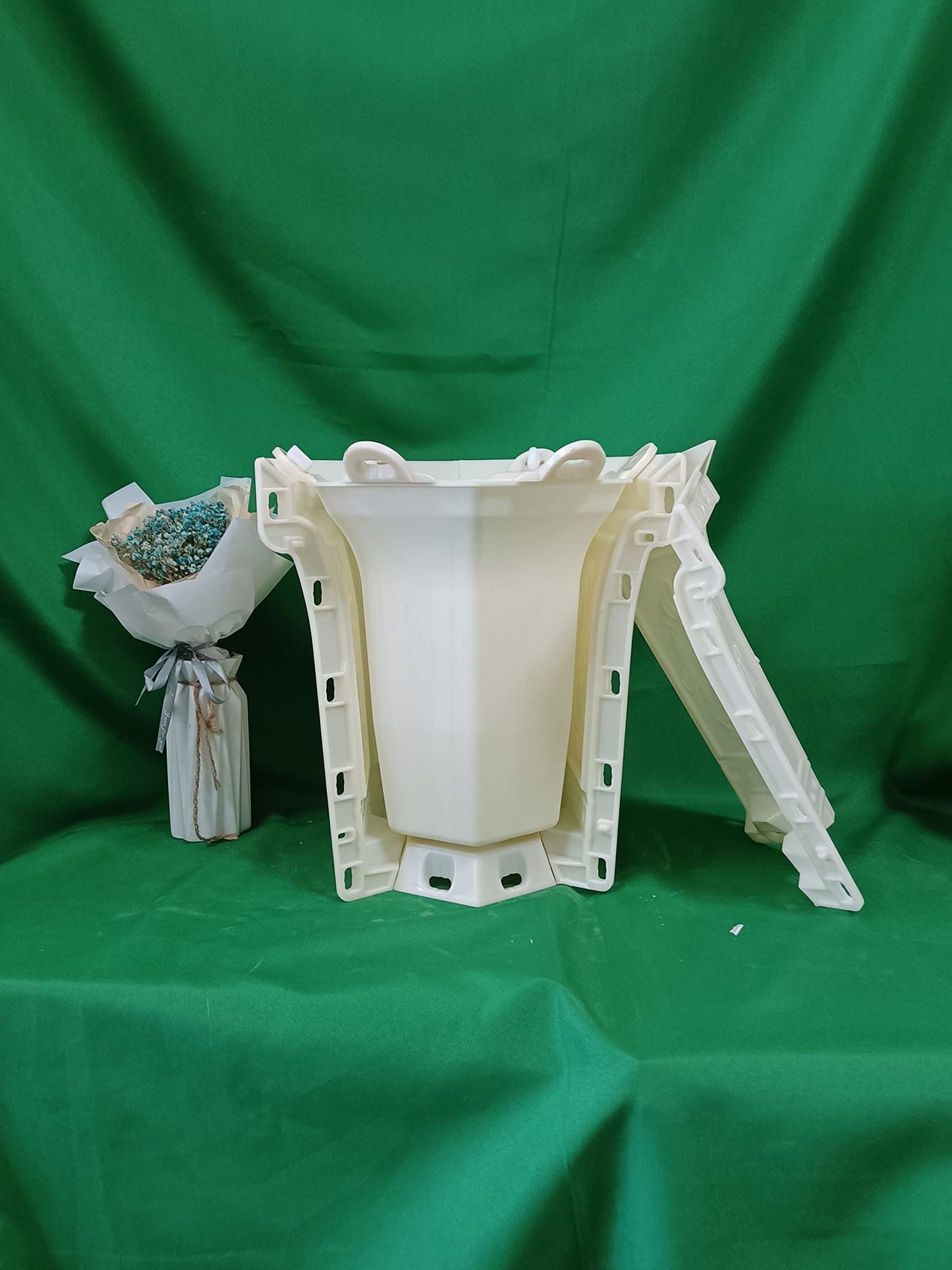 Height 55cm Flower Stand Plastic Concrte Planter Pot Molds for Outdoors