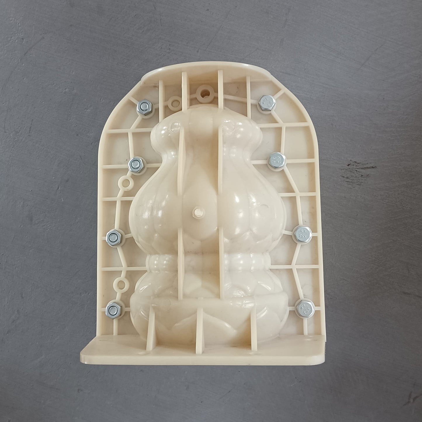 Reazone Molds ABS GRC Cute DIY Die Casting Interlock Fish Bird Peacock Cement Concrete Villa Home Balcony Gardening Animal Statue Round Ball