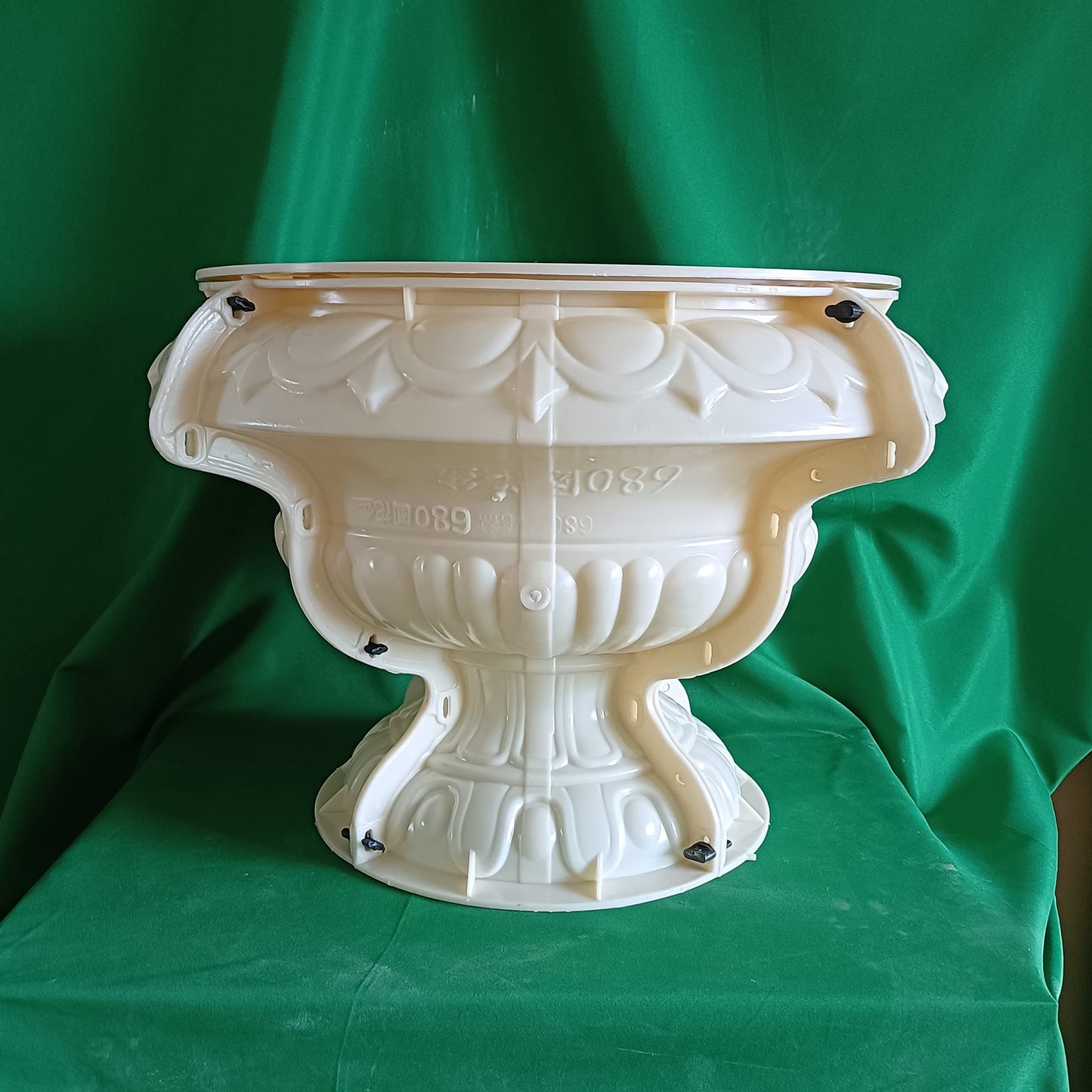 Reazone Molds D68cm Reazone ABS Plastic precast Concrete Flower Pot Planter molds for Sale, White (RZF-22)