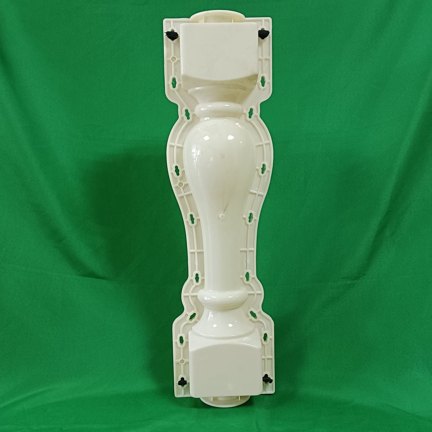 Reazone Molds 70cm(27.56in) Plastic Precast Concrete Cement Mould Armrest Vase Column Baluster Mold, white