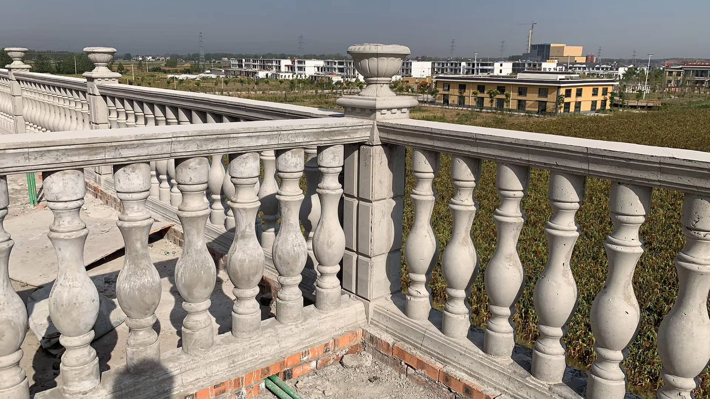 5 Per Meter ABS Terrace Casting Decorative handrail vase Column Concrete Fence Form Balustrade Mold