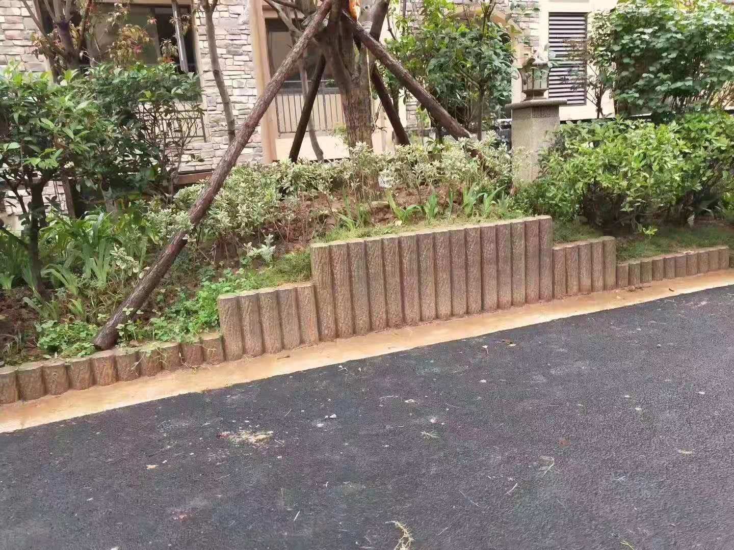 High 60cm Precast Garden Decorative Concrete Landscape Edging Plastic Mold for Sale