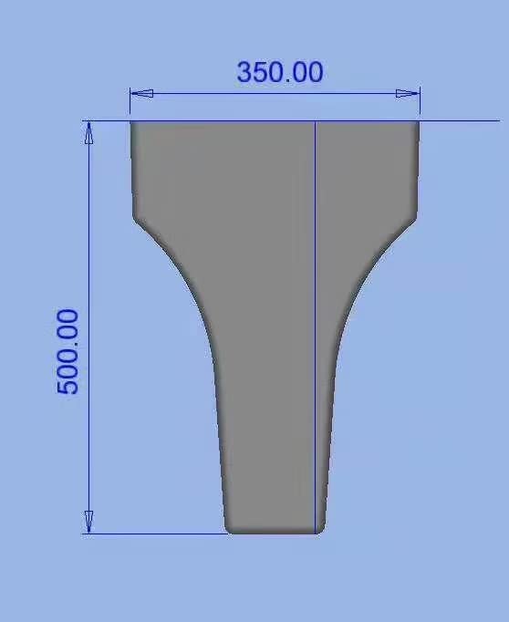 Reazone Molds 50x35x50cm Anti-Collision Isolation Pier Mould Plastic