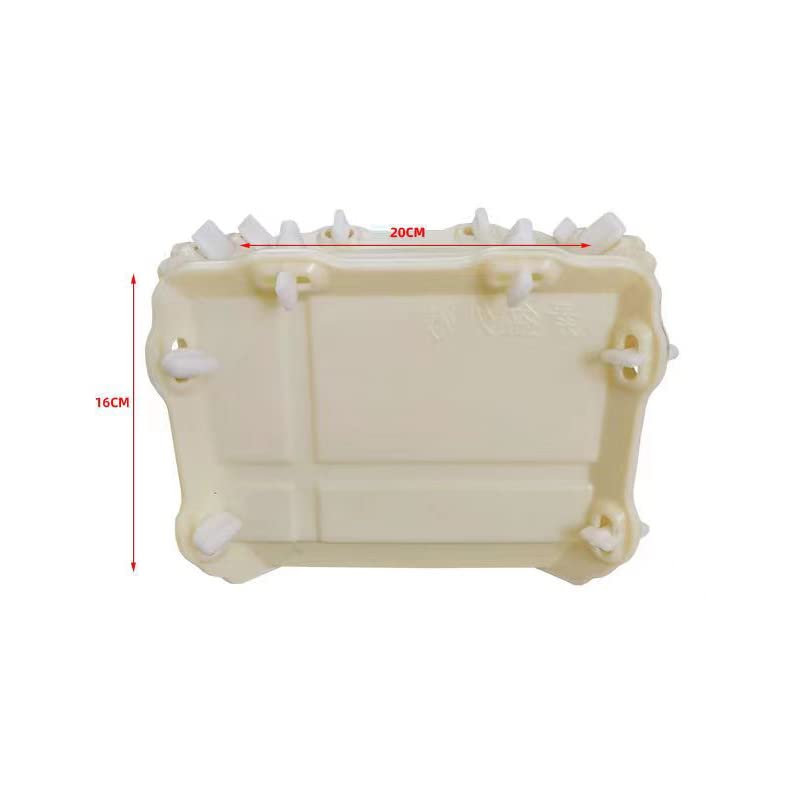 Reazone Molds 2023 New Cement Flower Pot Mold Bottom Grouting Self-Made Plastic Model Square Plain Version Without Pattern