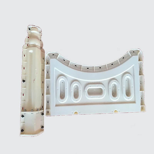 Reazone Molds Lawn Guardrail Mould 84.2x66cm Concrete Prefab Imitation Stone Garden Villa Landscape