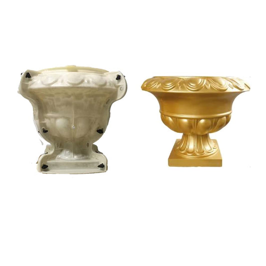 Exterior Garden Concrete Flower Pot Planter Plastic Molds