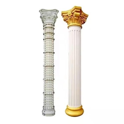 25cm/9.84in Round Column Wedding Ceremony Party Decoration Reusable Mould Pedestal Flower Seat Gypsum Concrete Mold