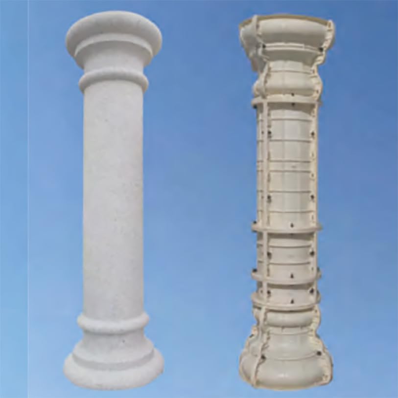 Round Smooth Roman Column Mold, Cylindrical Door, European Villa, Small Roman Column Model Building Template