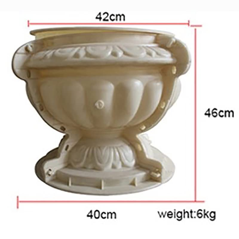 Reazone ABS Diameter 42cm Plastic Precast Concrete Flower Pot Planter Molds for Sale