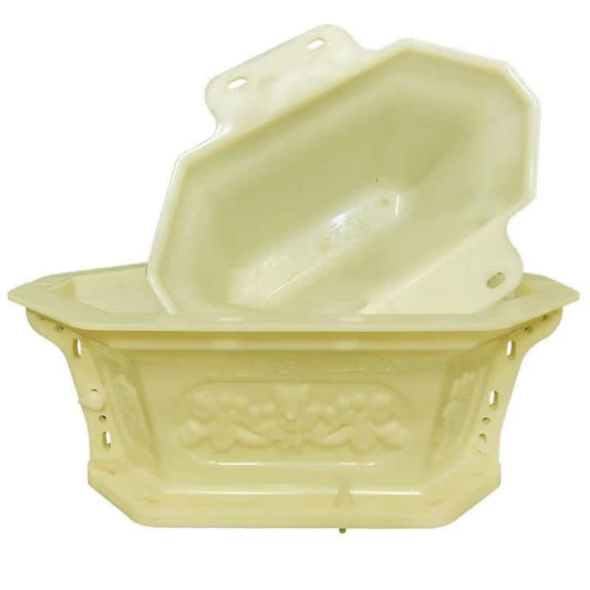 Reazone Molds Rectangular Cement Flower Pot Mold Roman Column European-Style Bonsai Model Large Small Abrasive Making Homemade