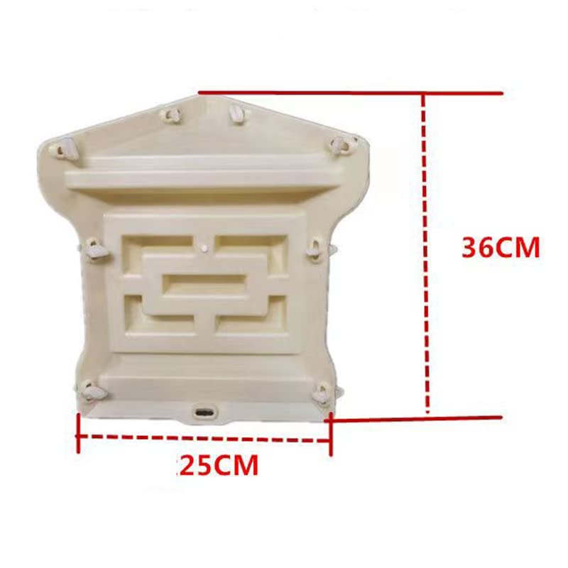 Lampshade mold cement self-made hollow lampshade abrasive fence large column ornaments courtyard gate pillar lampshade model