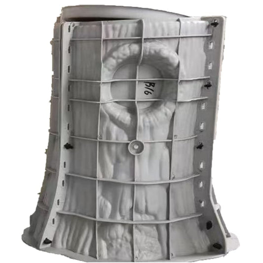 Reazone Molds Cement Imitation Bark Single Barrel of Peel Mold Outflow Cement Peel Category Trash Mould