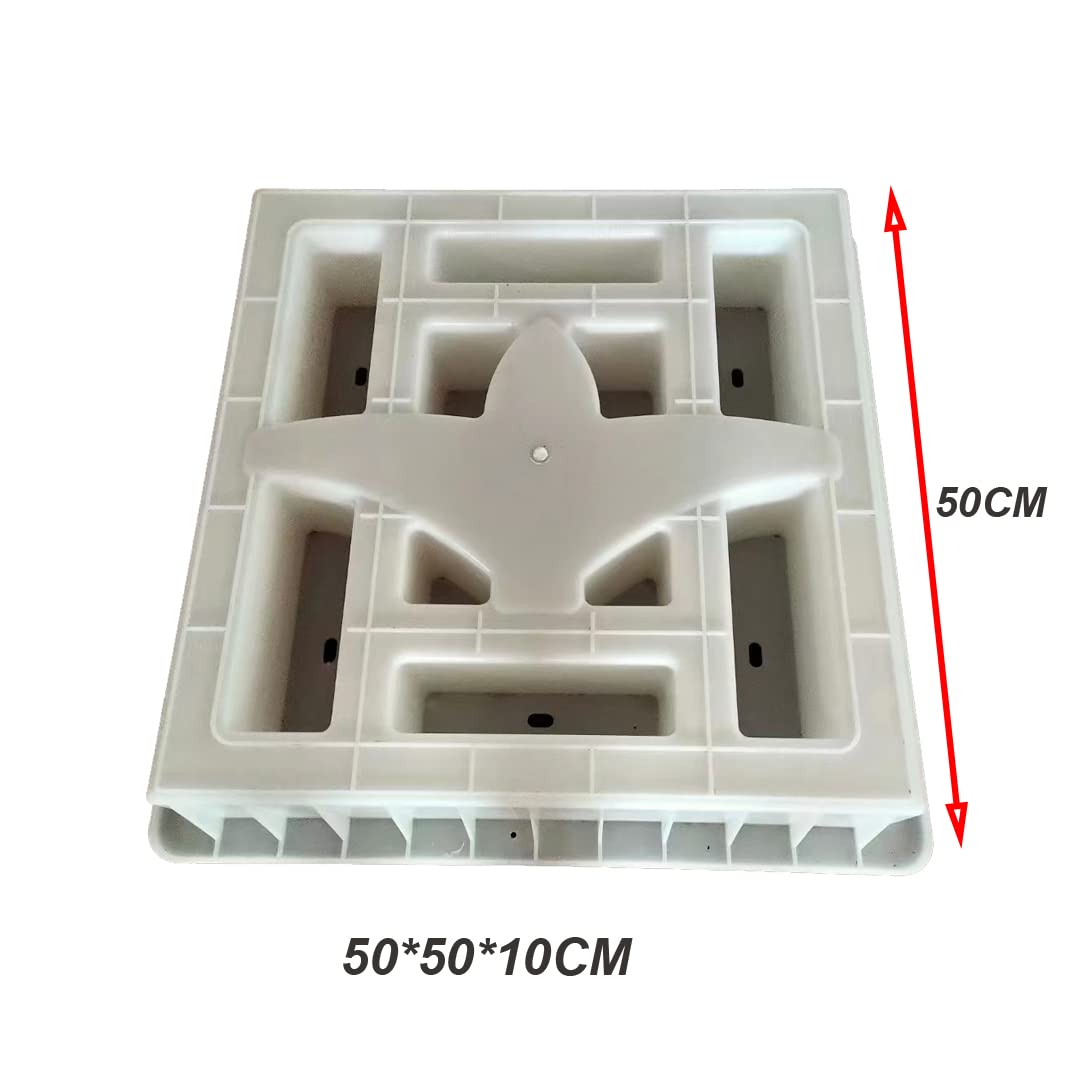 Rezone Concrete Mold New Hollow Tile Mould 50x50x10cm