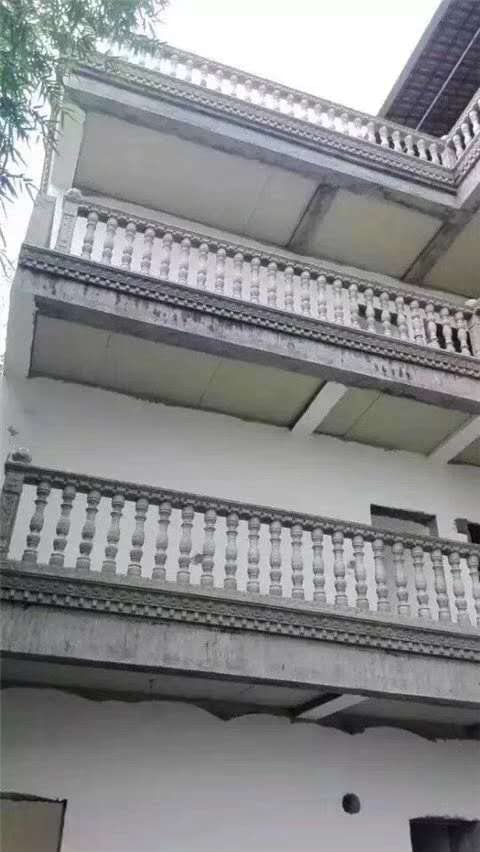 Concrete Eave Decorative Plastic Molds for Roof Edging Construction Formwork