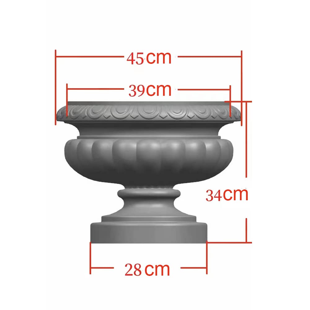 45cm Reazone ABS Diameter Plastic Precast Concrete Flower Pot Planter Molds for Sale