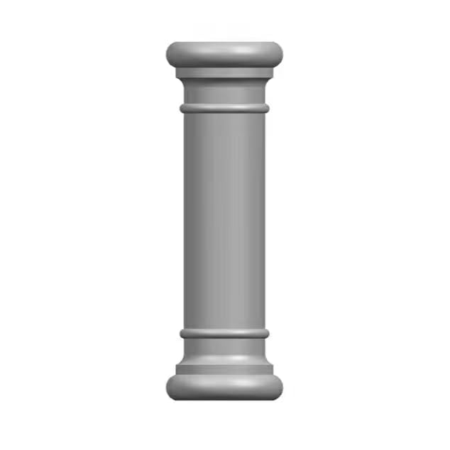 Round Smooth Roman Column Mold, Cylindrical Door, European Villa, Small Roman Column Model Building Template