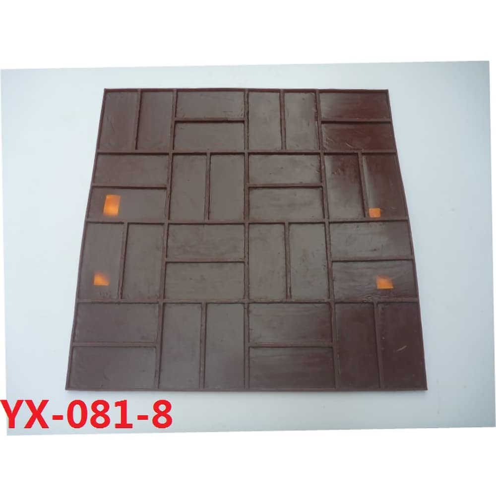 Reazone Molds Concrete Embossed Floor Mold Compression molding Material Cement Pavement Printing Construction Fan-Shaped Stone Pattern