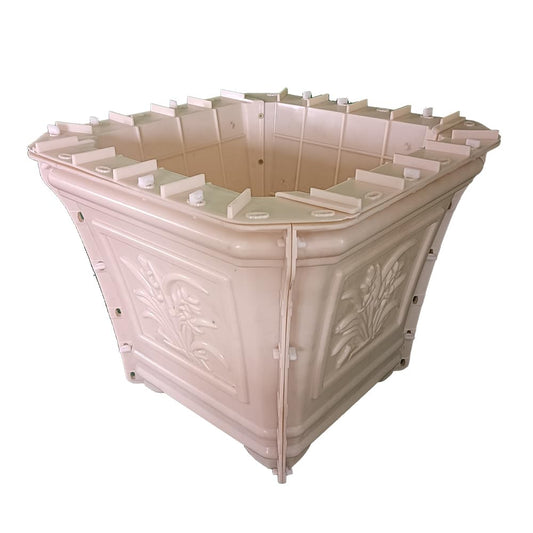 Reazone Molds RZF16 Square Orchid Mould Making Concrete for Garden Flower Pot