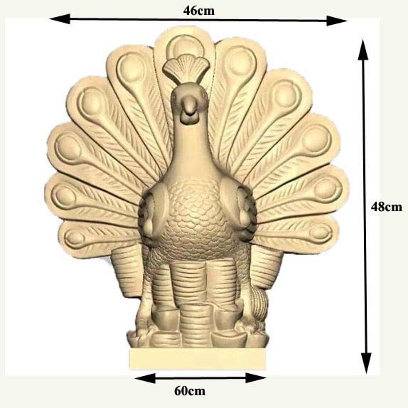 Precast Garden Decorative Concrete Animal Peacock Mold for Sale