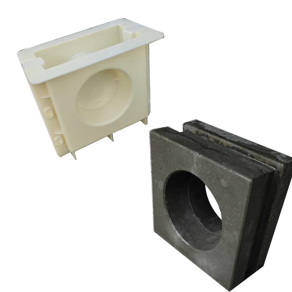 Cement net red double sided hollow brick plastic mold decoration decorative wall Concrete and Plastic Junction Box Enclosures, 20cm x 20cm x 10cm