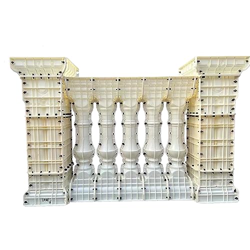 Cast-in-Place European Roman Column Mold Plastic Steel Balcony Railing handrail Fence vase Column Building Components Factory Direct Sales