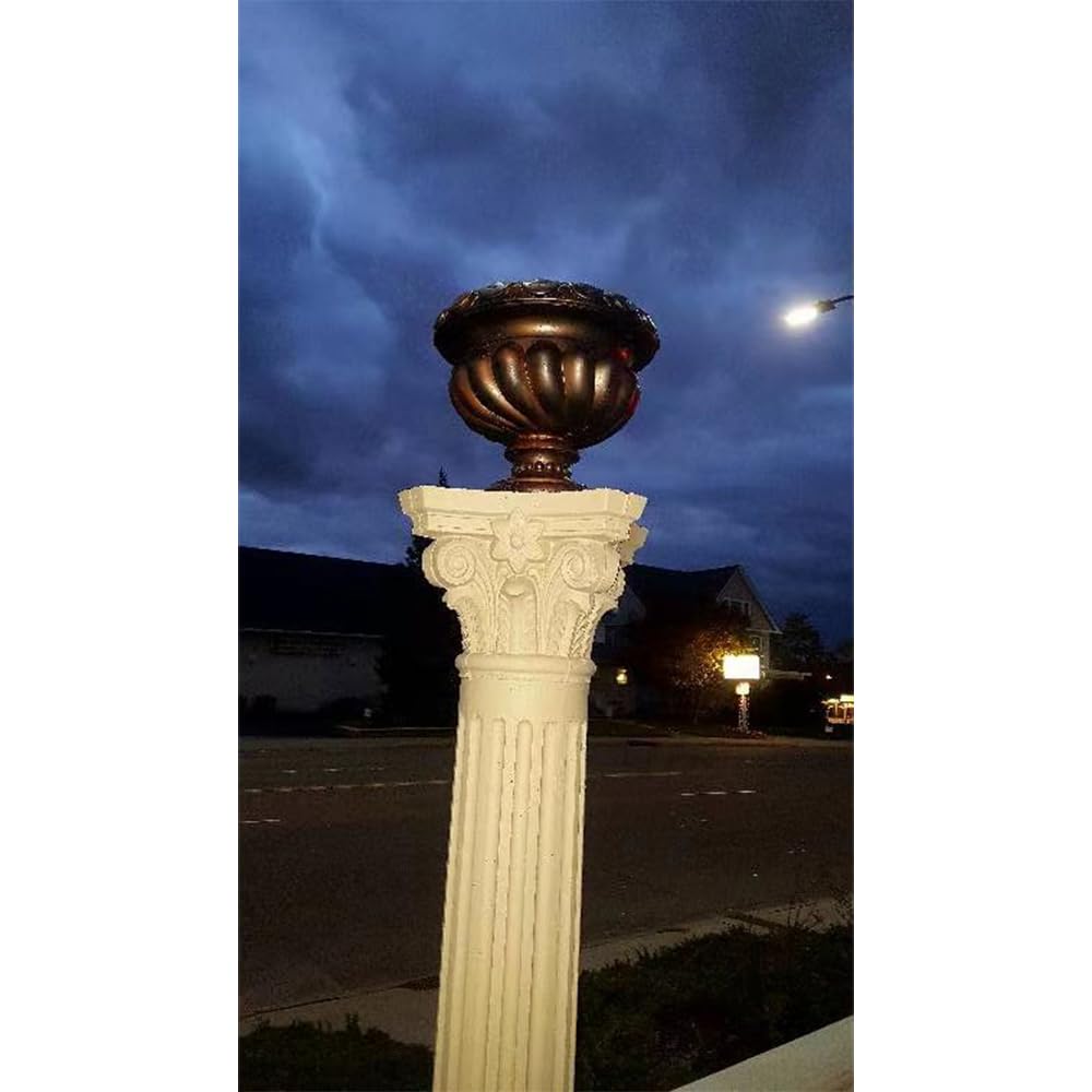 Reazone Molds D20x125cm plastic steel European Roman column mold gate column pour-in-place cement building template model villa manufacturer