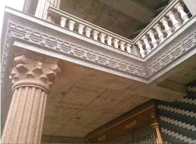 Concrete Eave Decorative Plastic Molds for Roof Edging Construction Formwork