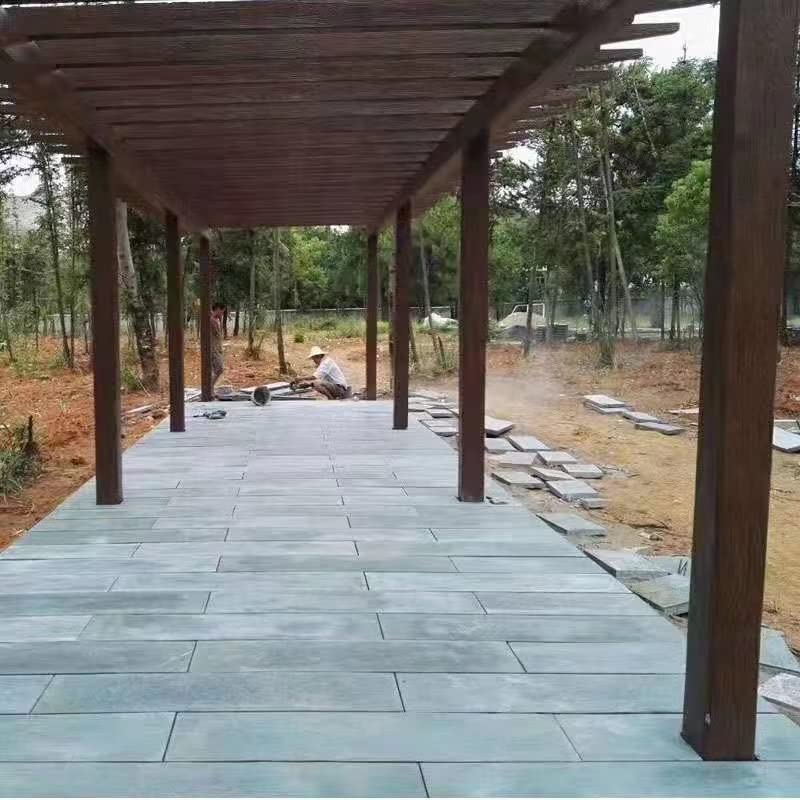 Anti -Wood Grain Cement Mortar Floor Mold Anti Wood Floor Tile Model Foot Brick Mold Park Commonly Used Floor Tile Mold